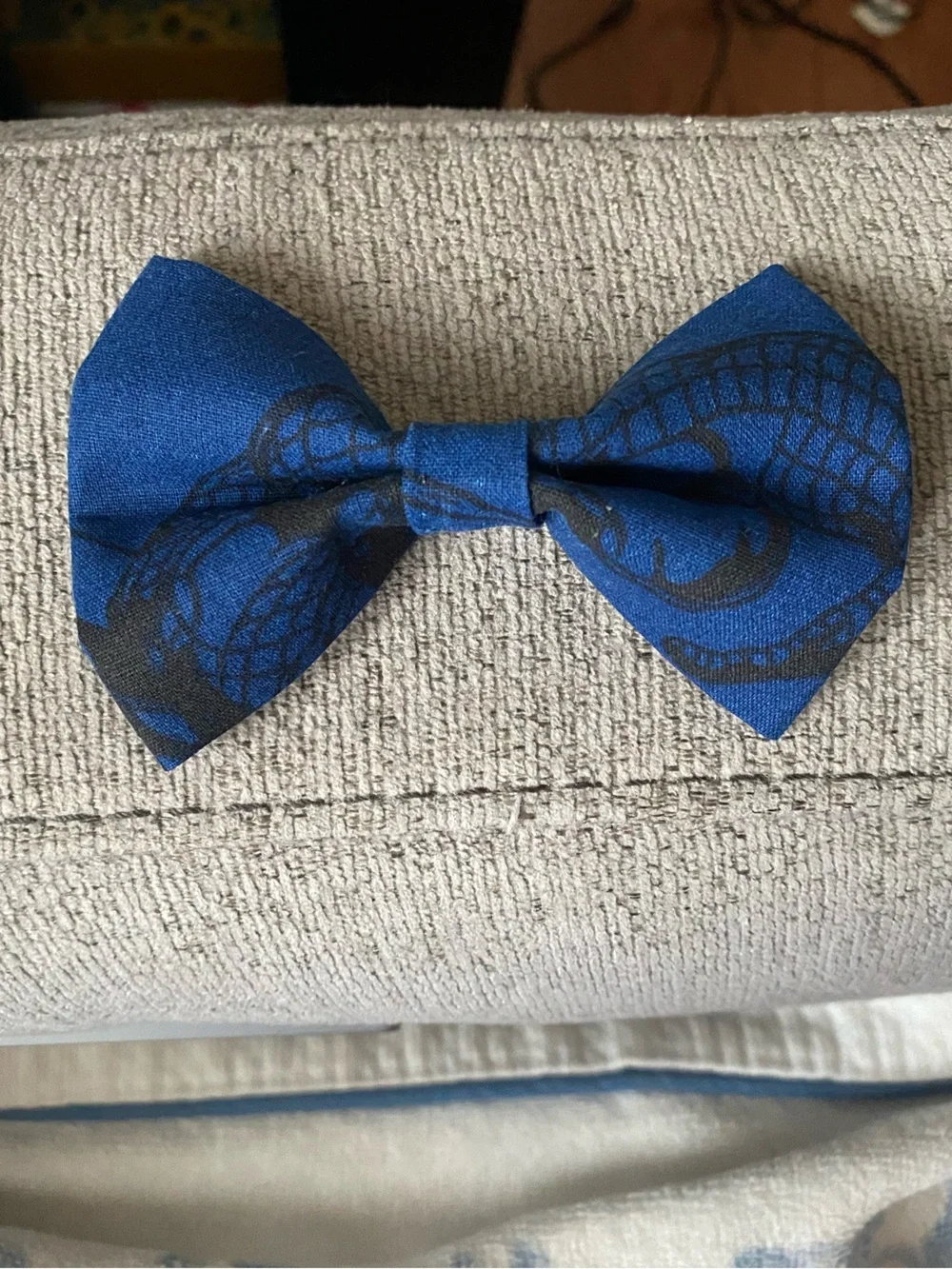 Spider-Man  Blue Patterned Bow Tie - Unbranded
